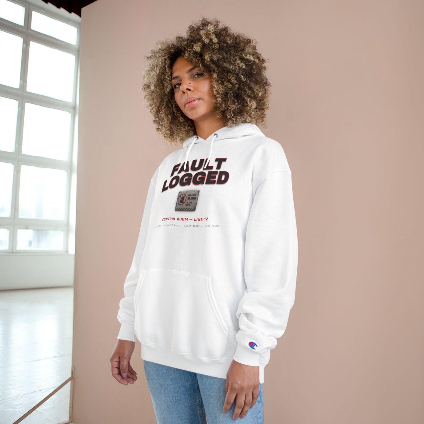 Fault Logged 0338 Champion Hoodie