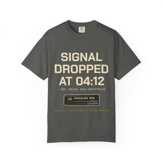 Streetwear T‑Shirt — "Signal Dropped at 04:12" Graphic Panda Tee