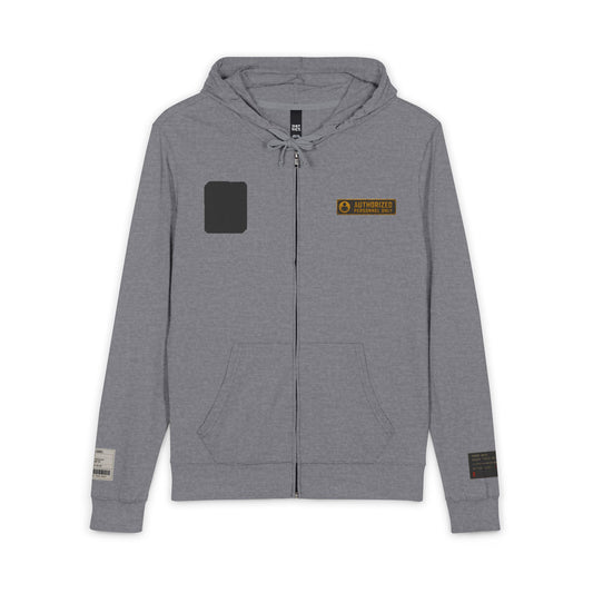 Spectrum Holds Flat — District Unisex Full-Zip Hoodie