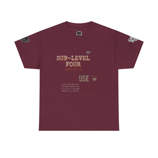 Bear Punk Graphic Tee — "SUB-LEVEL FOUR" Streetwear T‑Shirt
