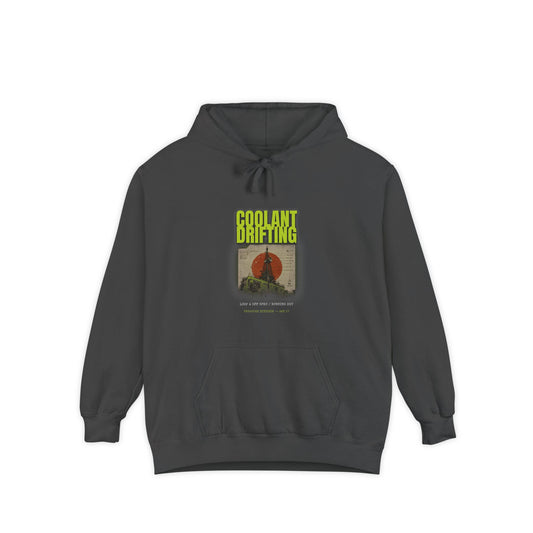 Coolant Drifting Unisex Garment-Dyed Hoodie