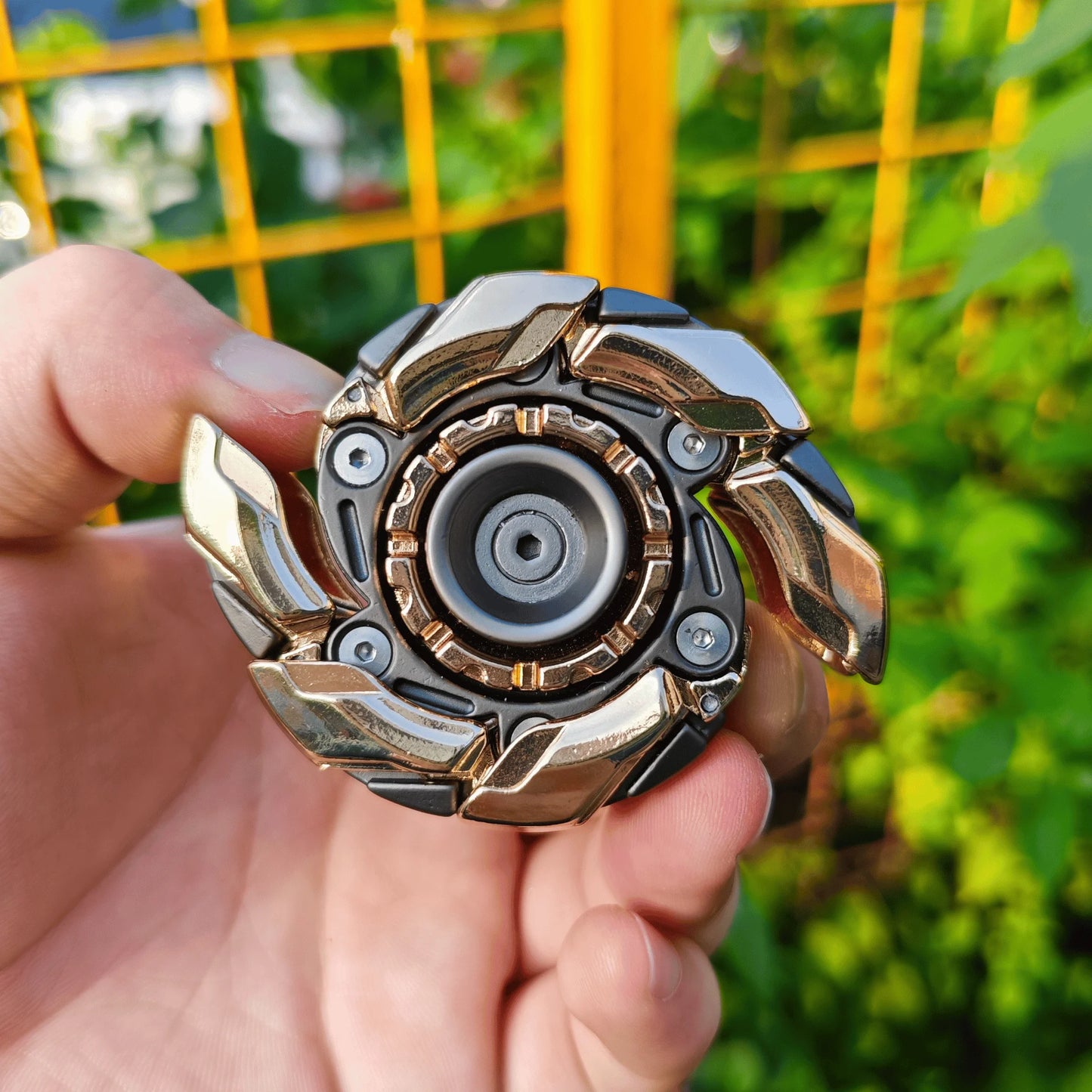 Magnetic Metal EDC Fidget Sliders – Stress Relief Spinning Top for Adults