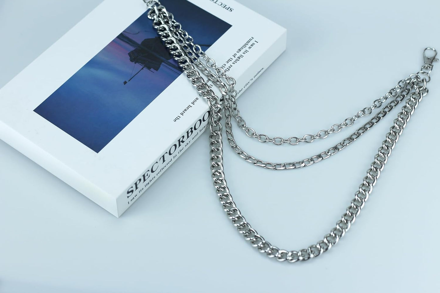 Punk Trousers Chain Hip Hop Pants Chain Pocket Chain Belt Chain Rock Jean Chain for Eboy and Egirl, Wallet Chains for Men and Women