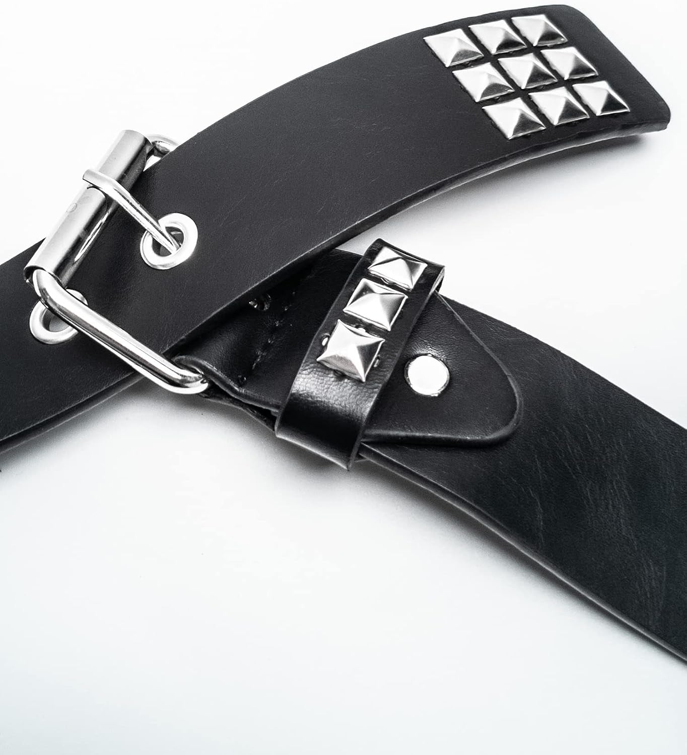 Studded Belt Punk Belt Y2K Goth Rivet Belts for Women Unisex Christmas Gift