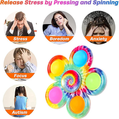 33-Piece Sensory Fidget Toy Set - Stress Relief for Kids with Pop & Dimple Fidgets, Ball Tube, Spinner & More!