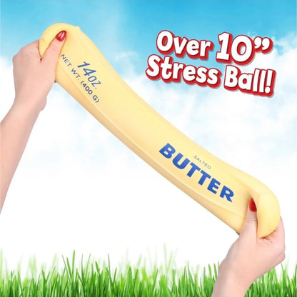 14Oz Jumbo Squishy Butter Stick - Realistic Slow-Rise Fidget for Stress Relief & Anxiety Relaxation