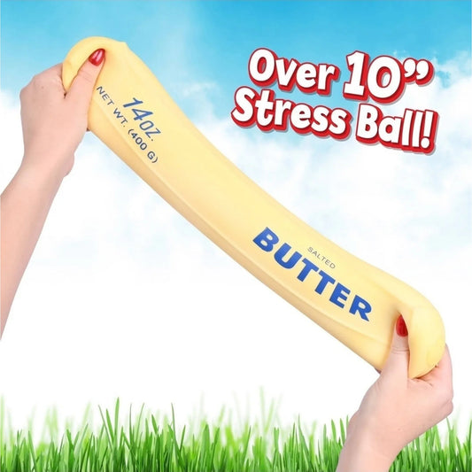 14Oz Jumbo Squishy Butter Stick - Realistic Slow-Rise Fidget for Stress Relief & Anxiety Relaxation