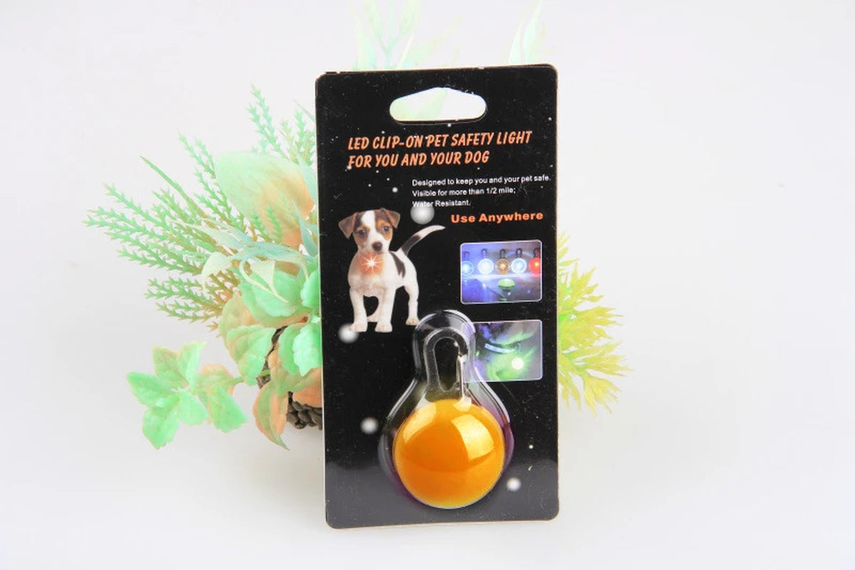 Led Dog Collar Drop Replaced Ornament Tag Luminus anti Lost Night Light Pet Safty Pendant Cat Christmas Clothing Accessories