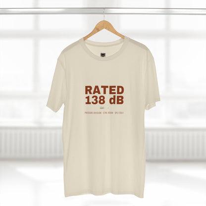 Rated 138 dB Adult Staple Tee