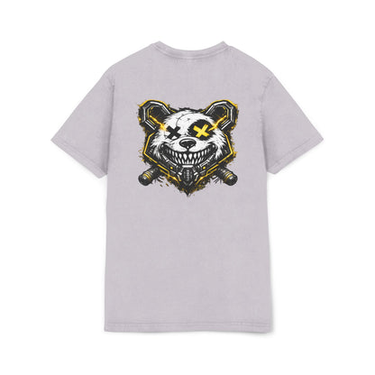 RUNNING HOT Acid Washed Round Neck Tee