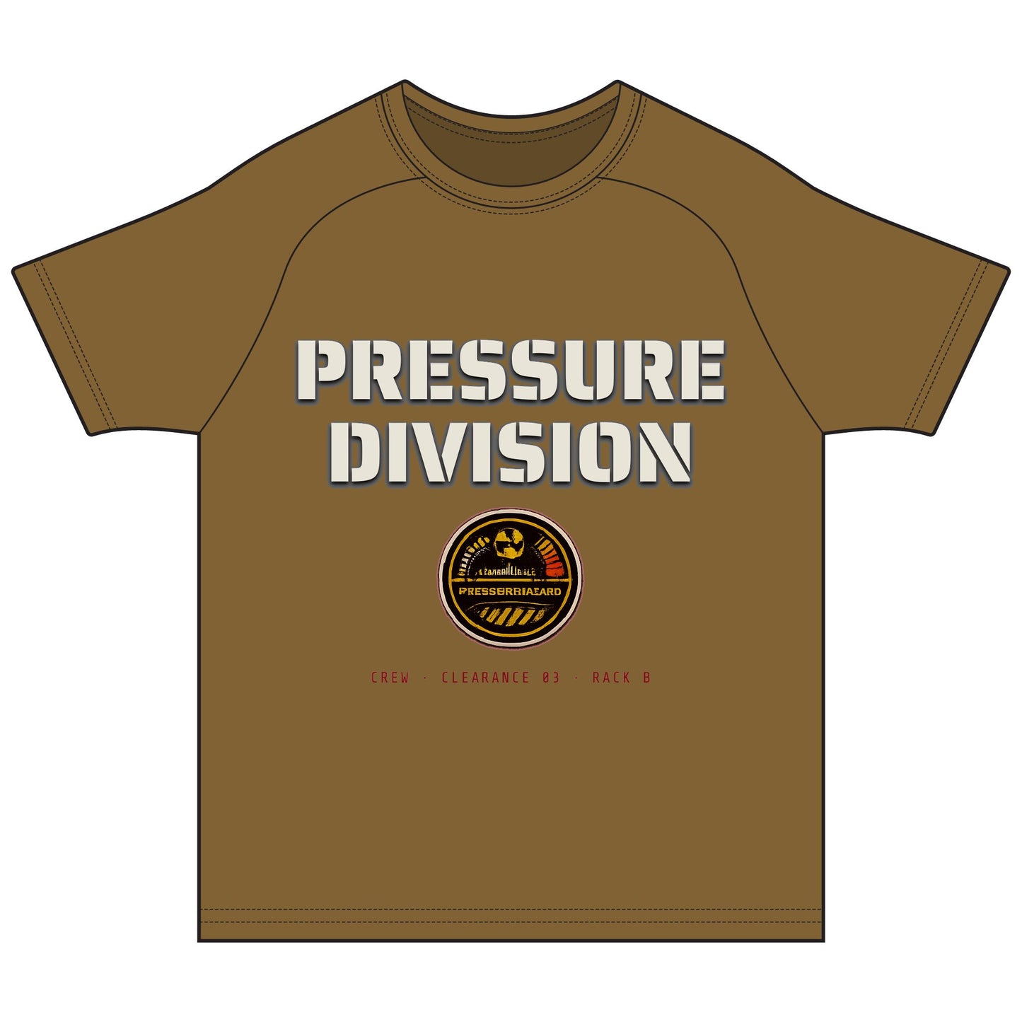PRESSURE DIVISION CREW Colorblock Performance Tee