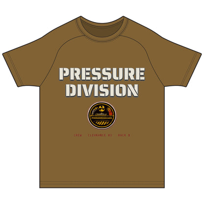 PRESSURE DIVISION CREW Colorblock Performance Tee