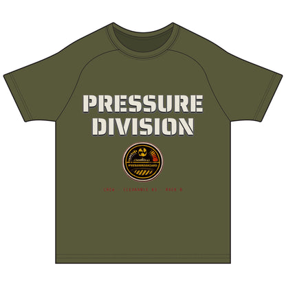 PRESSURE DIVISION CREW Colorblock Performance Tee