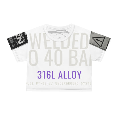 Rated To 40 Bar Crop Tee (AOP) - Off Grid