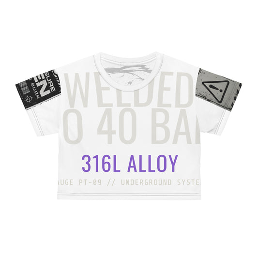 Rated To 40 Bar Crop Tee (AOP) - Off Grid