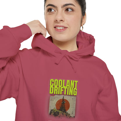 Coolant Drifting Unisex Garment-Dyed Hoodie
