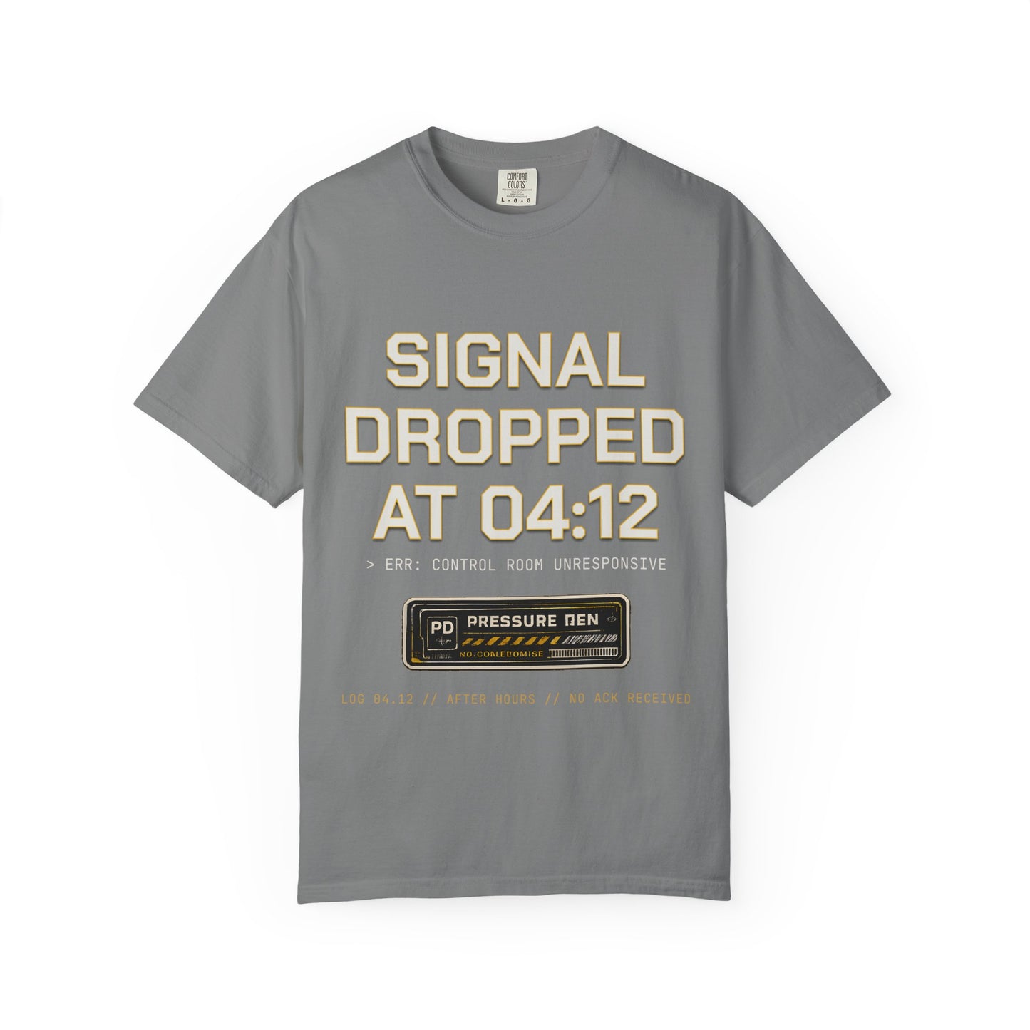 Streetwear T‑Shirt — "Signal Dropped at 04:12" Graphic Panda Tee