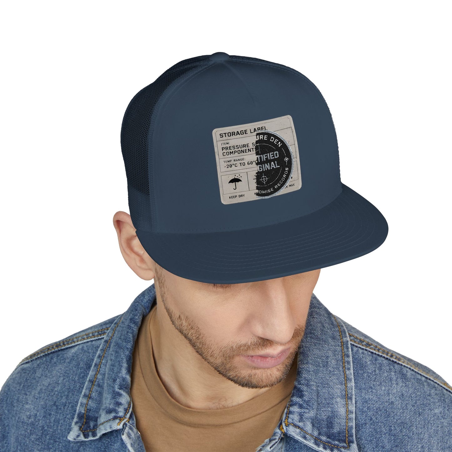 Nobody Comes Down Here — 5 Panel Trucker Cap