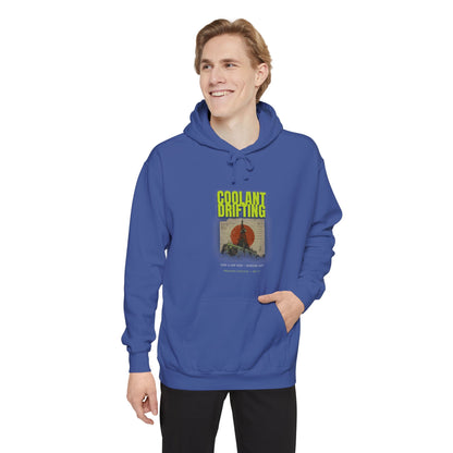 Coolant Drifting Unisex Garment-Dyed Hoodie