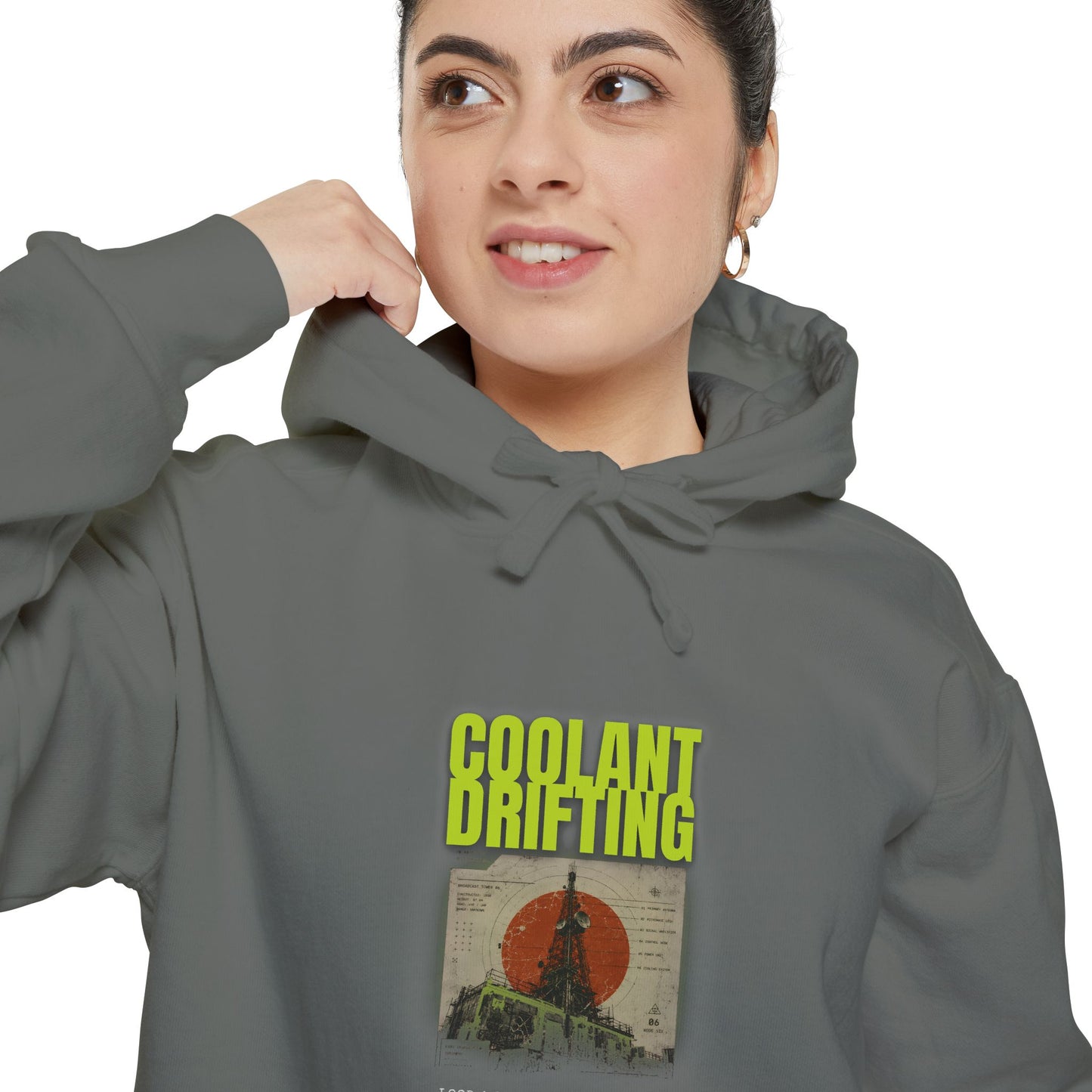 Coolant Drifting Unisex Garment-Dyed Hoodie