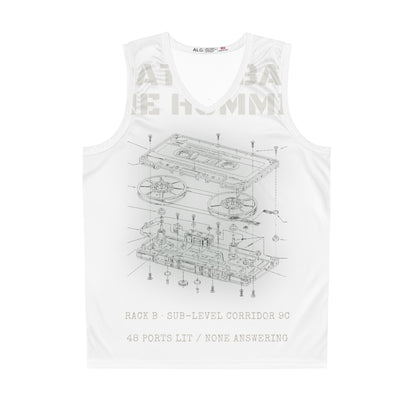 Patch Bay Nine Humming Basketball Jersey (AOP)