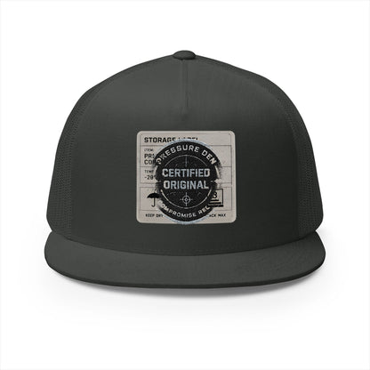 Nobody Comes Down Here — 5 Panel Trucker Cap
