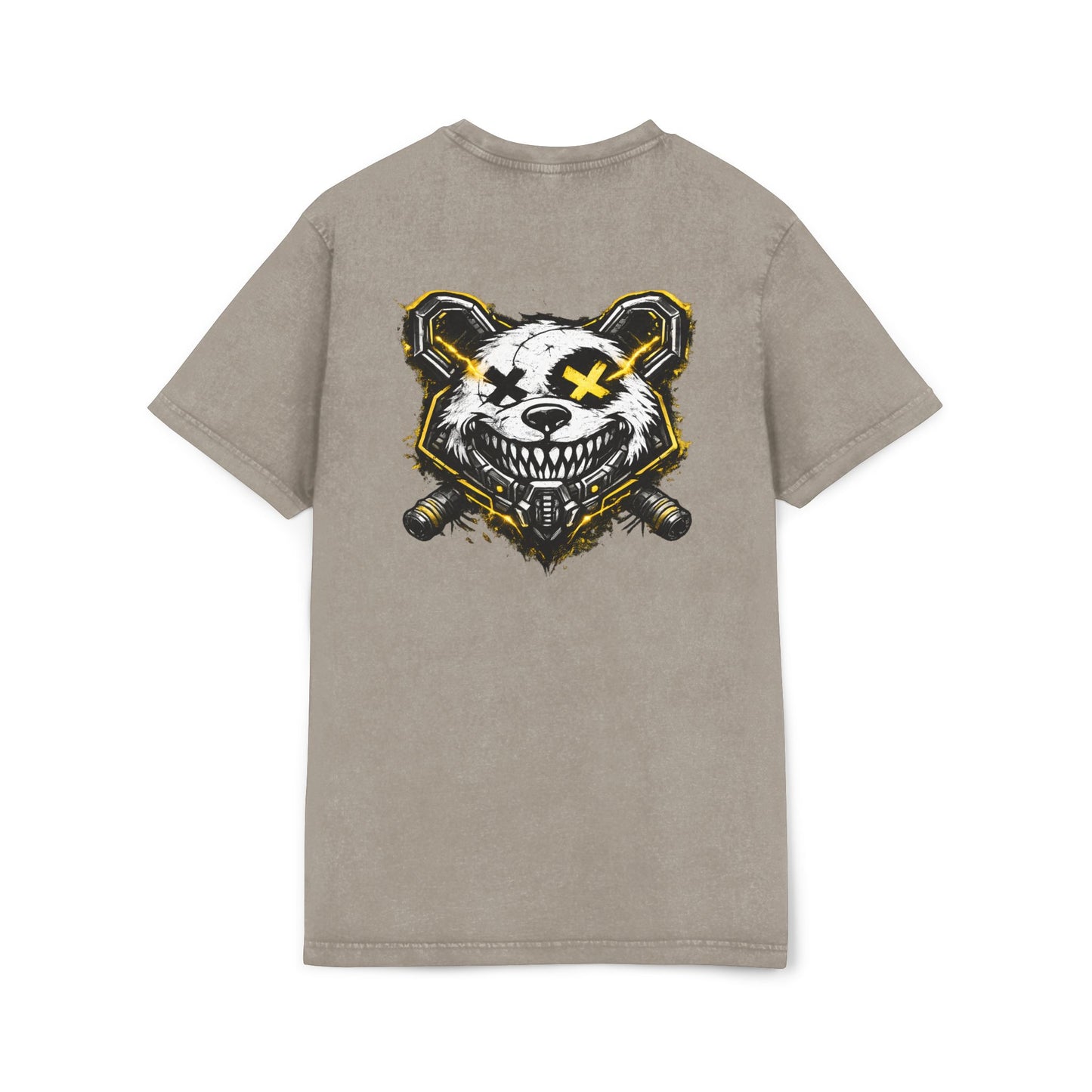 RUNNING HOT Acid Washed Round Neck Tee