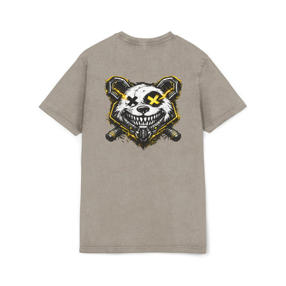 RUNNING HOT Acid Washed Round Neck Tee