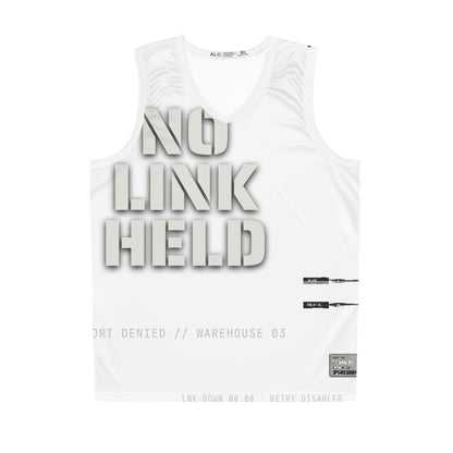 No Link Established Basketball Jersey — Rack 07