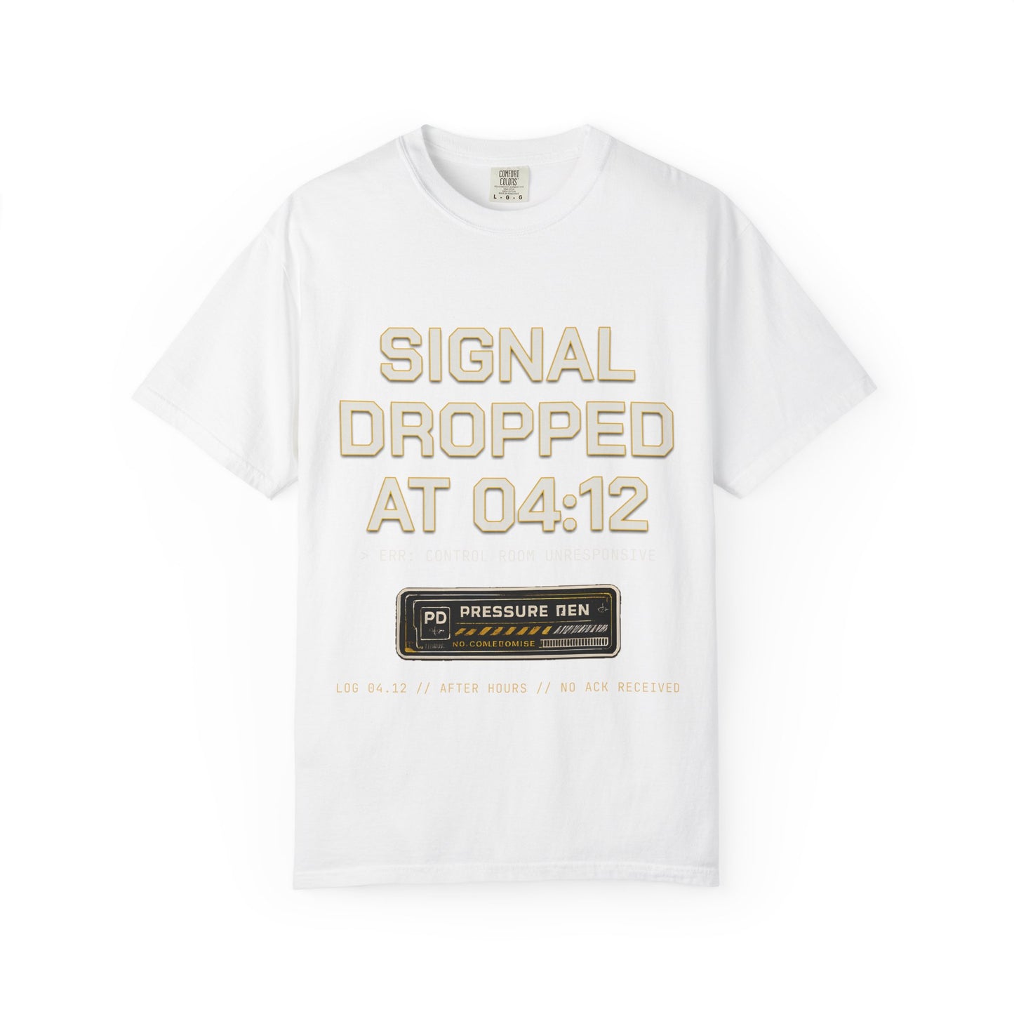 Streetwear T‑Shirt — "Signal Dropped at 04:12" Graphic Panda Tee