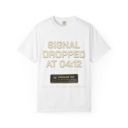 Streetwear T‑Shirt — "Signal Dropped at 04:12" Graphic Panda Tee