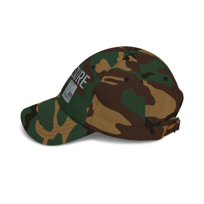 Pressure Retro Cassette Dad Cap — Vintage Tape Graphic Baseball Hat