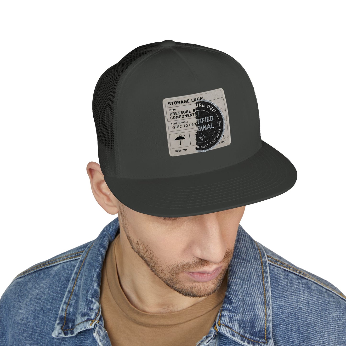Nobody Comes Down Here — 5 Panel Trucker Cap