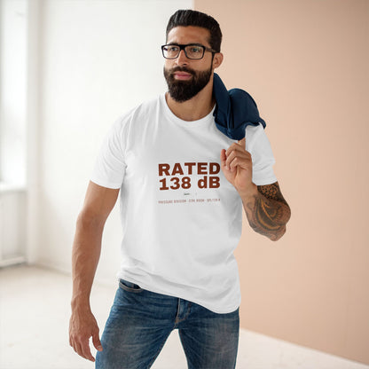 Rated 138 dB Adult Staple Tee