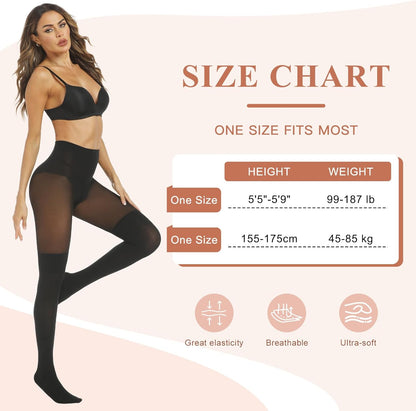 MANZI Gothic faux thigh high suspender tights with over-the-knee stockings, featuring intricate black lace and satin details.
