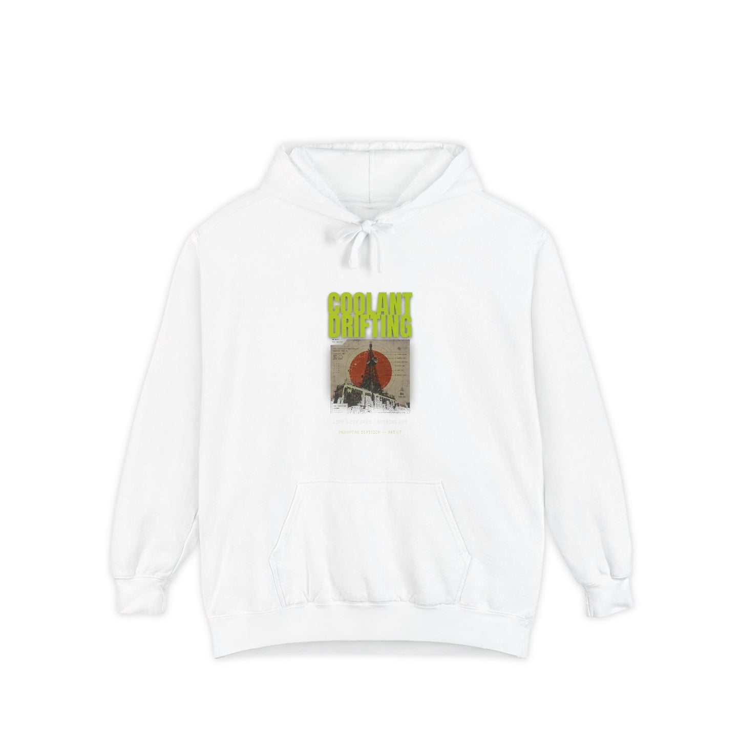 Coolant Drifting Unisex Garment-Dyed Hoodie