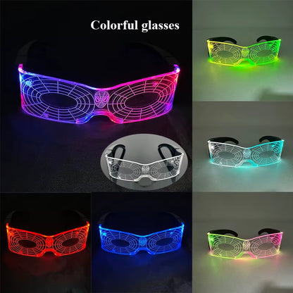 Glow in the Dark LED Sunglasses for Ultimate Nightclub and Rave Style