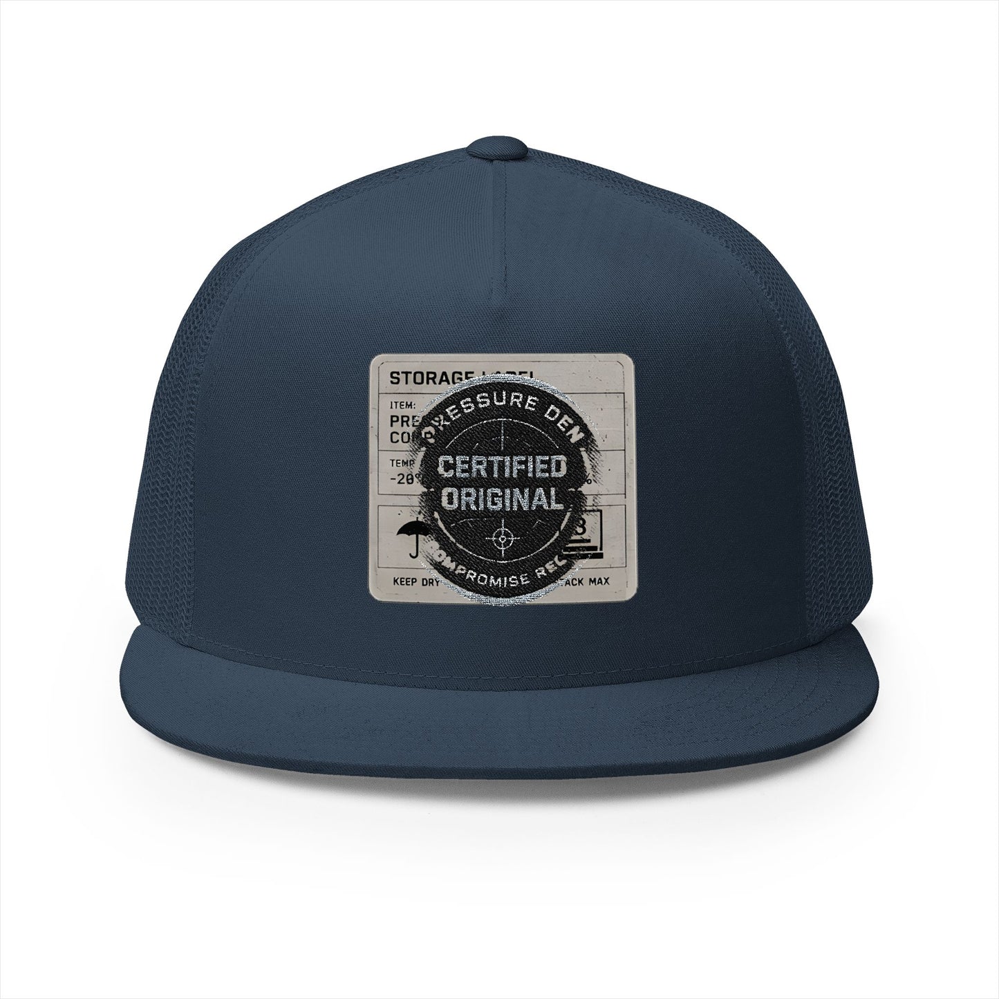 Nobody Comes Down Here — 5 Panel Trucker Cap