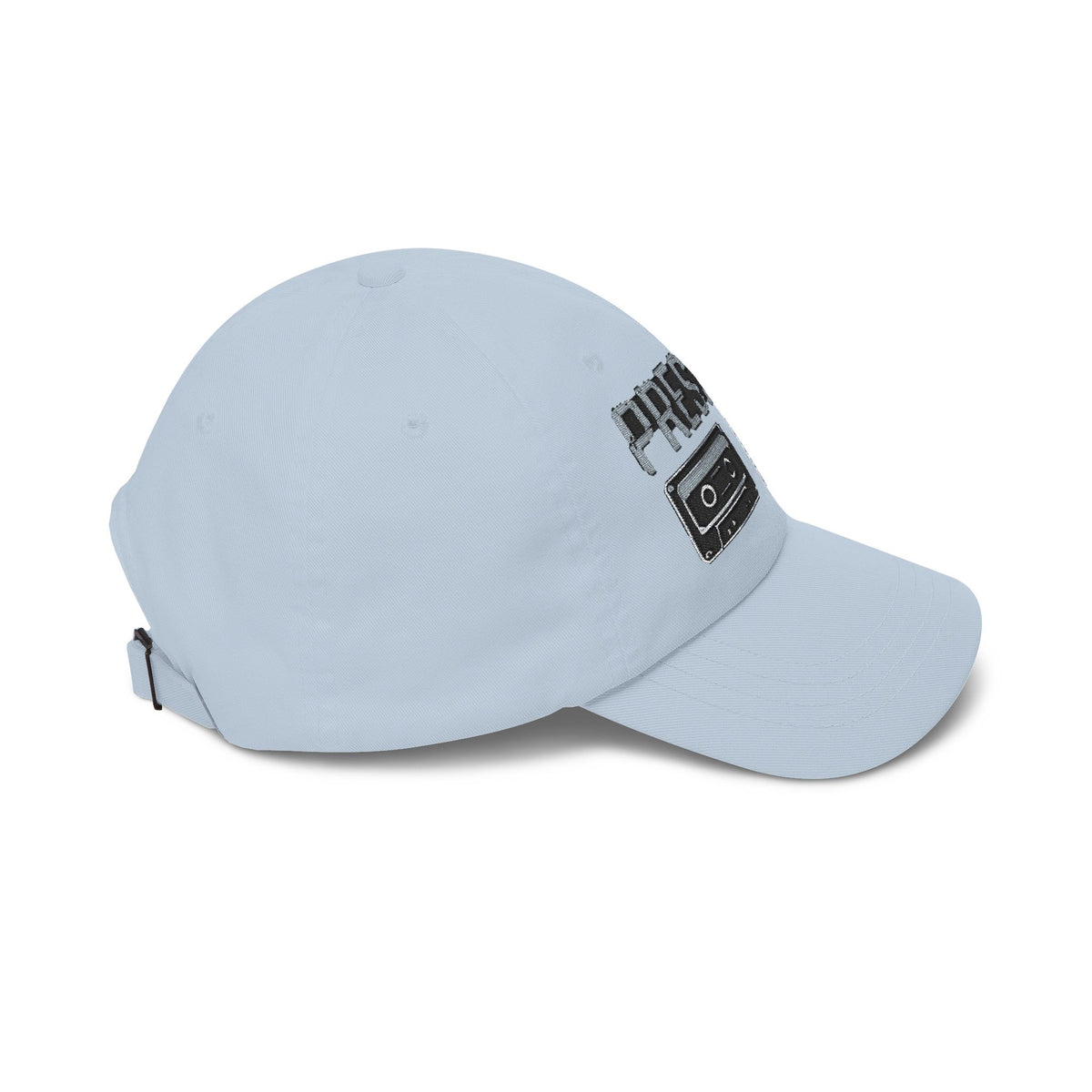 Pressure Retro Cassette Dad Cap — Vintage Tape Graphic Baseball Hat