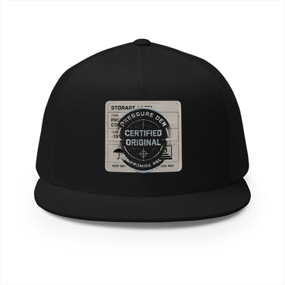 Nobody Comes Down Here — 5 Panel Trucker Cap