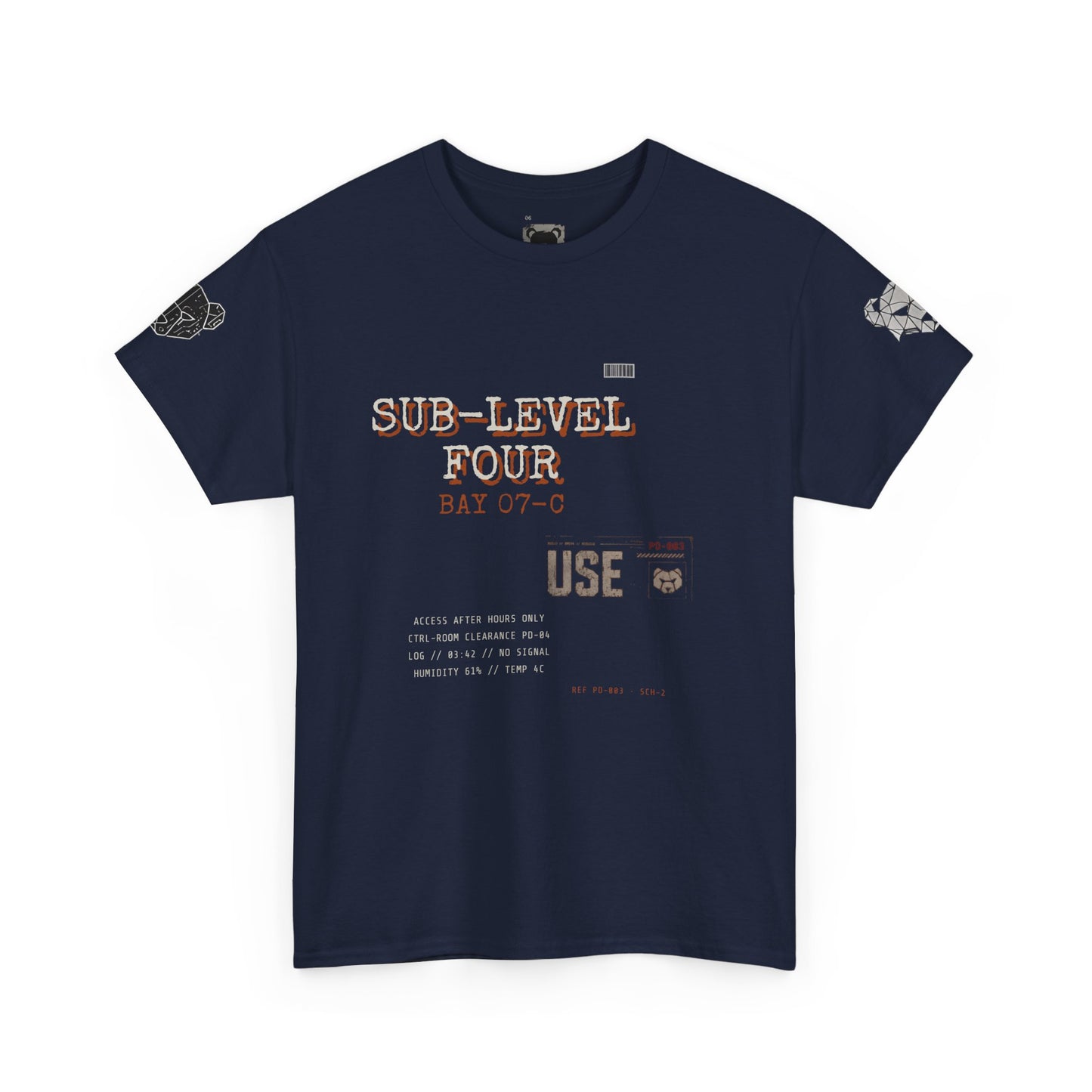 Bear Punk Graphic Tee — "SUB-LEVEL FOUR" Streetwear T‑Shirt