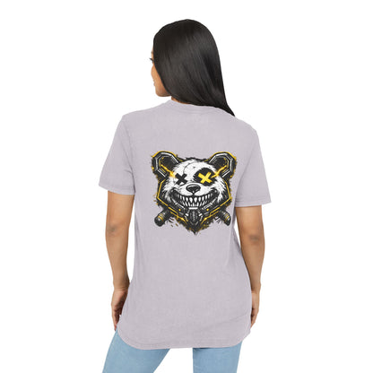 RUNNING HOT Acid Washed Round Neck Tee
