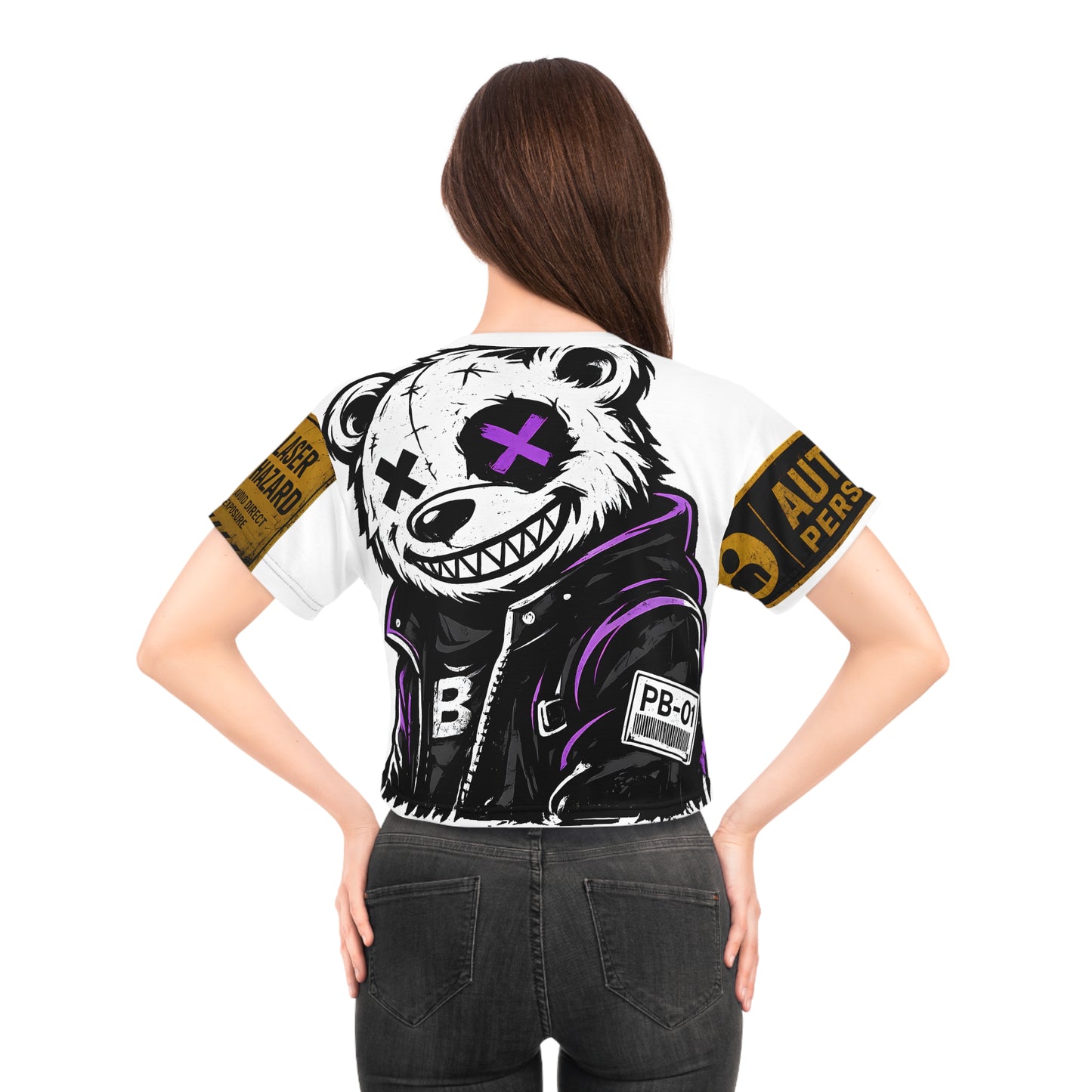 Dropout Bay G-9 — Crop Tee (AOP) | Signal Lost