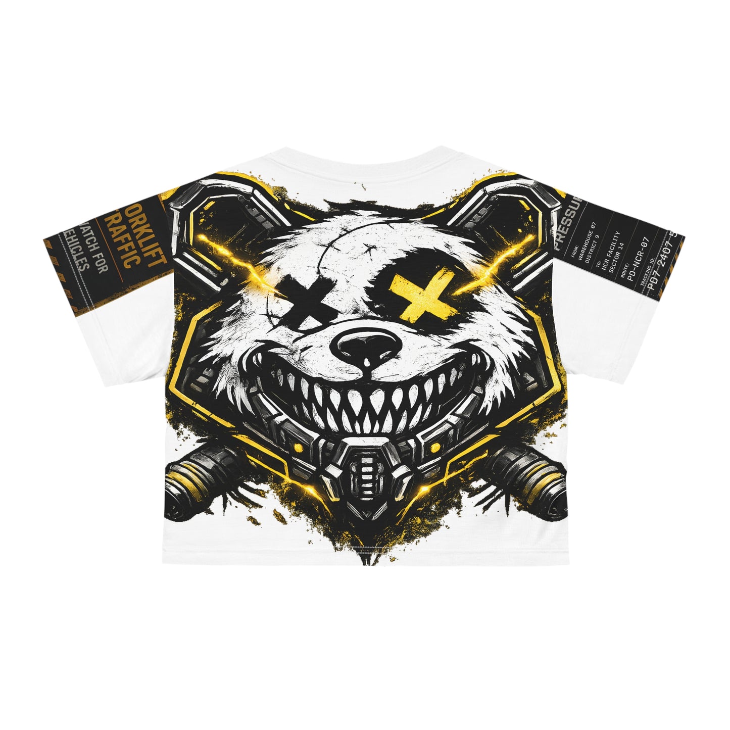 Do Not Enter Sub-Level — Crop Tee (AOP)