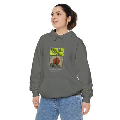 Coolant Drifting Unisex Garment-Dyed Hoodie