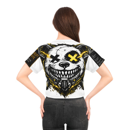 Do Not Enter Sub-Level — Crop Tee (AOP)