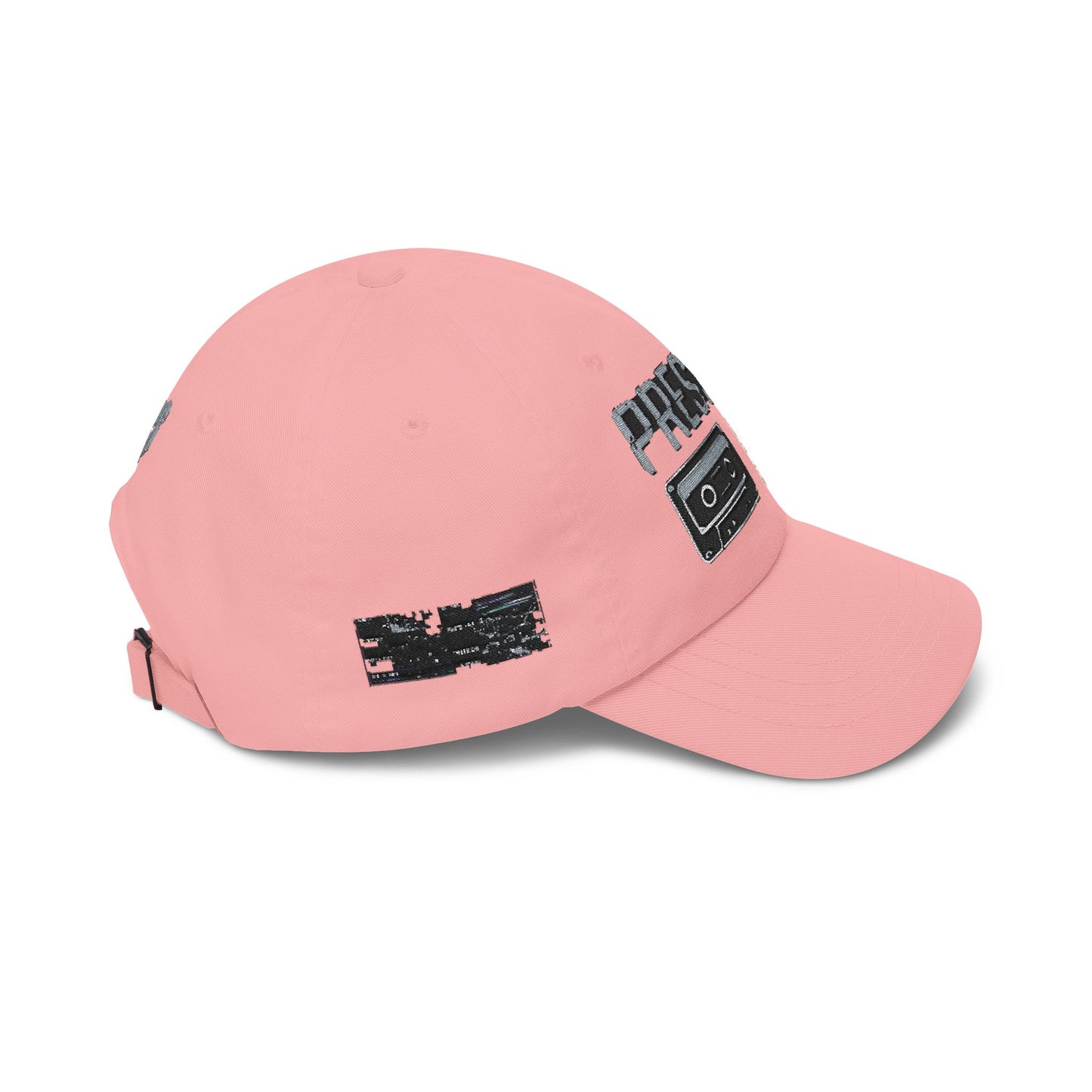 Pressure Retro Cassette Dad Cap — Vintage Tape Graphic Baseball Hat