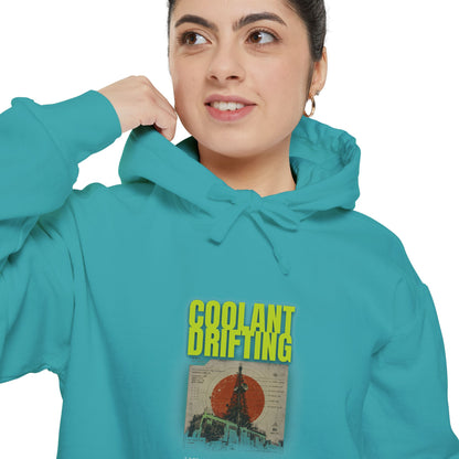 Coolant Drifting Unisex Garment-Dyed Hoodie
