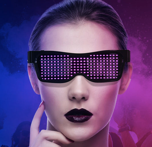 Light Up the Night with Dynamic Multicolor Flashing LED Glasses - Ideal for Parties and Events!