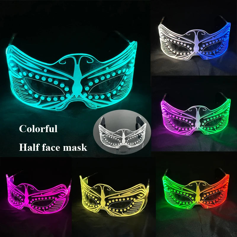 Glow in the Dark LED Sunglasses for Ultimate Nightclub and Rave Style